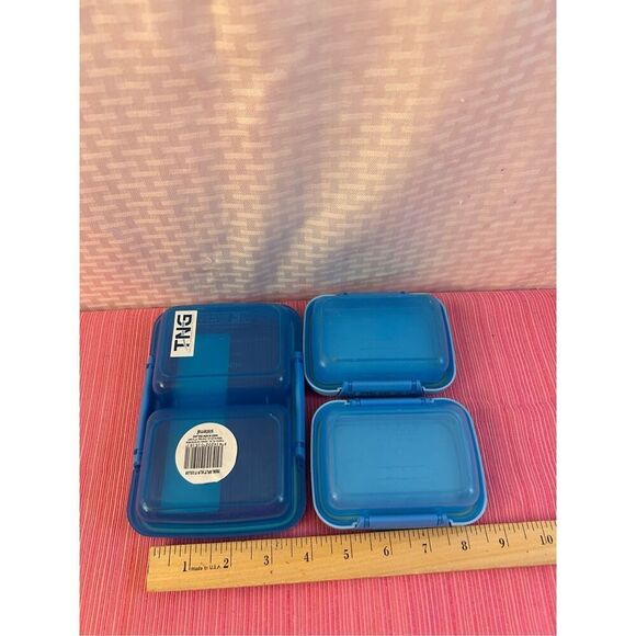 Sistema food containers 3 piece with lids blue - Picture 2 of 2
